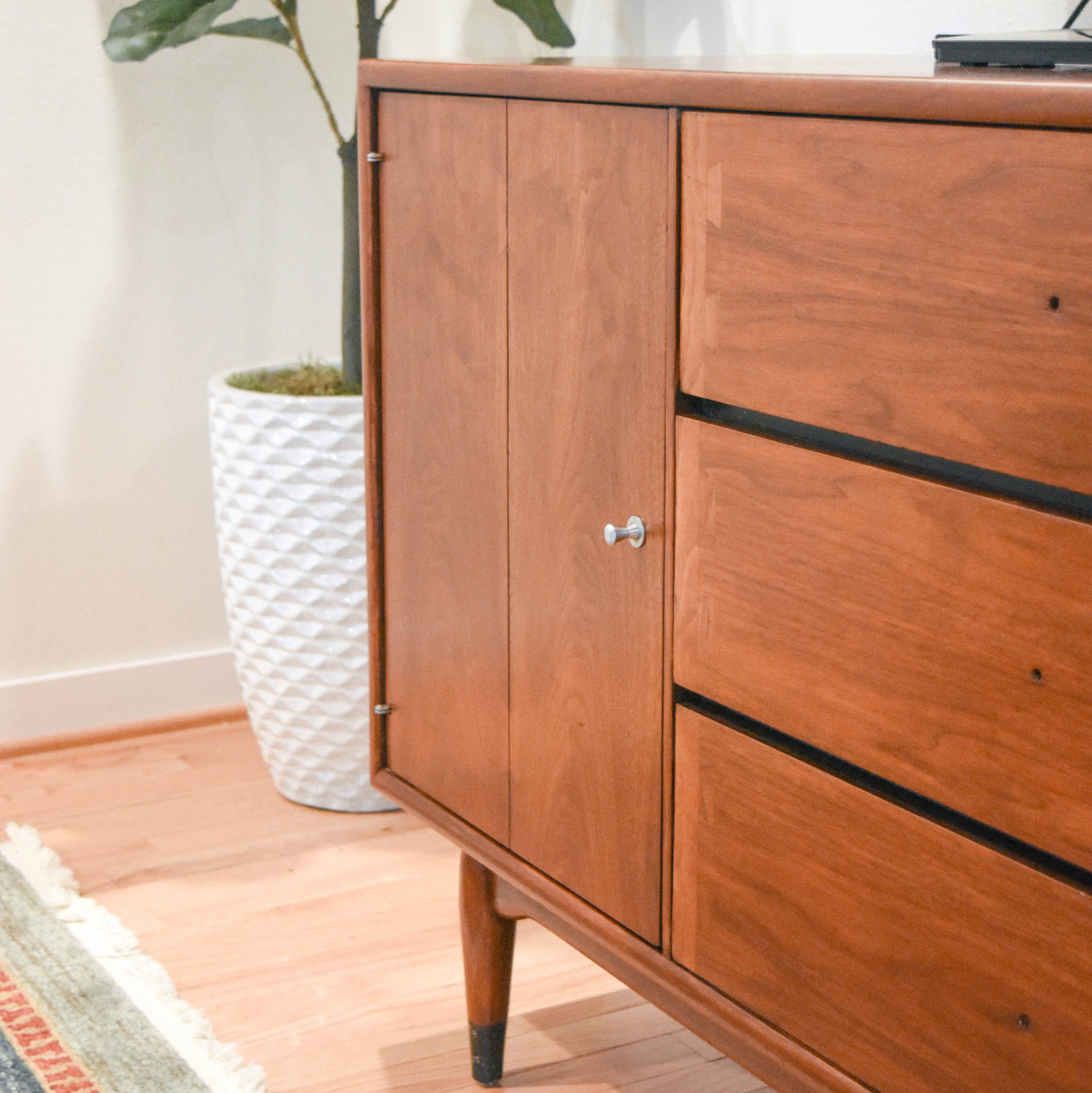 Mid Century Console Cabinet Restoration - Effie Row